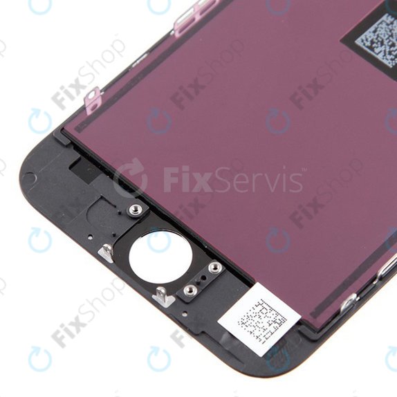 Displej pro iPhone 6, Black, Dotykové sklo s rámem, Refurbished