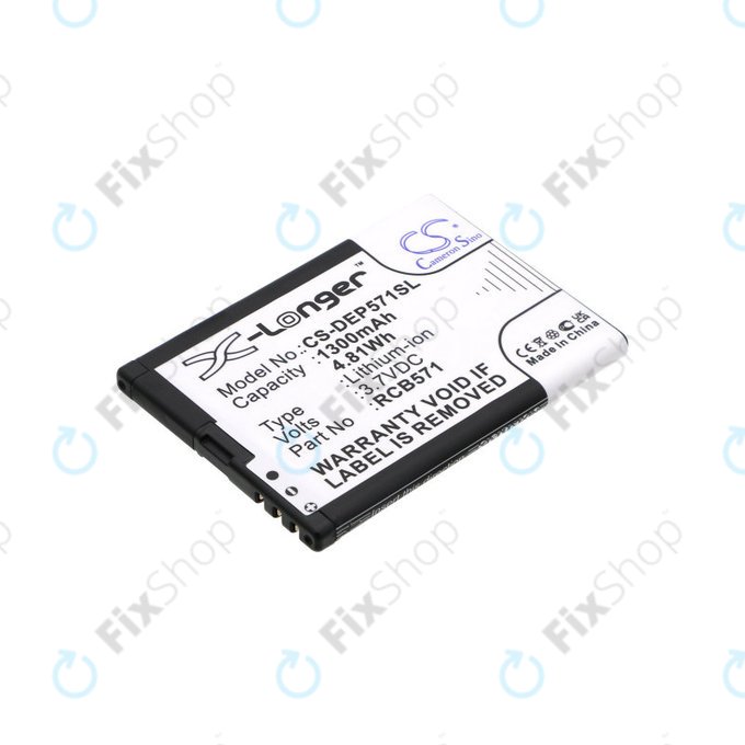 Baterie pro CPA Halo 11, 1300mAh, Li-Ion, 3.7 V, RCB571, HQ