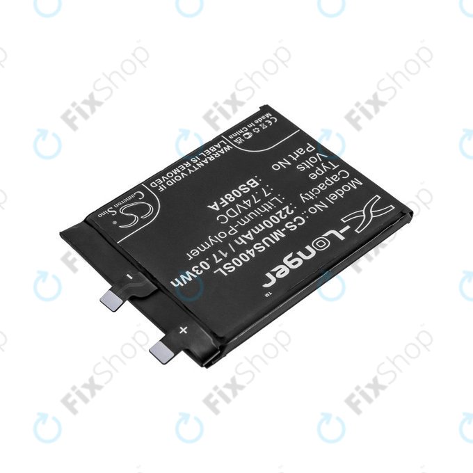 Baterie pro Xiaomi Black Shark 4, 2200mAh, Li-Pol, 7.74 V, BS08FA, HQ