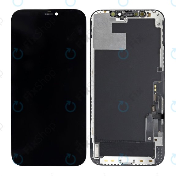 Displej In-Cell HD+ pro iPhone 12, 12 Pro, Dotykové sklo s rámem
