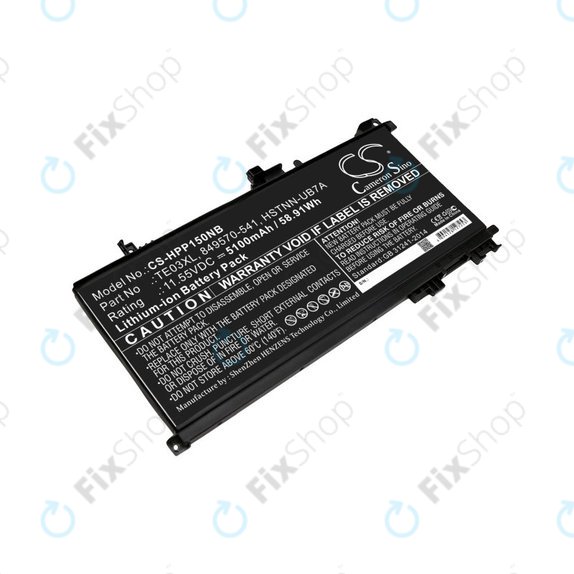 Baterie pro HP Omen 15, Pavilion 15, WASD 15, 5100mAh, Li-Ion, 11.55V, TE03XL, HQ