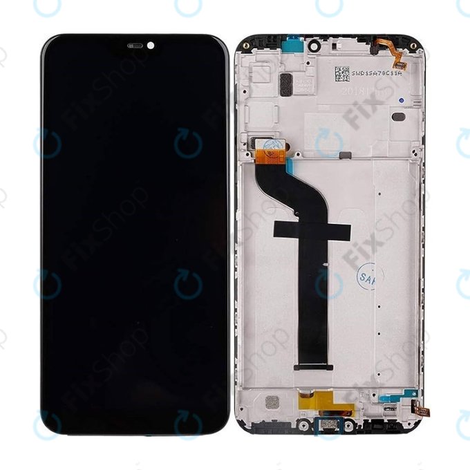 Xiaomi Mi A2 Lite (Redmi 6 Pro) - LCD Displej + Dotykové Sklo + Rám (Black) TFT