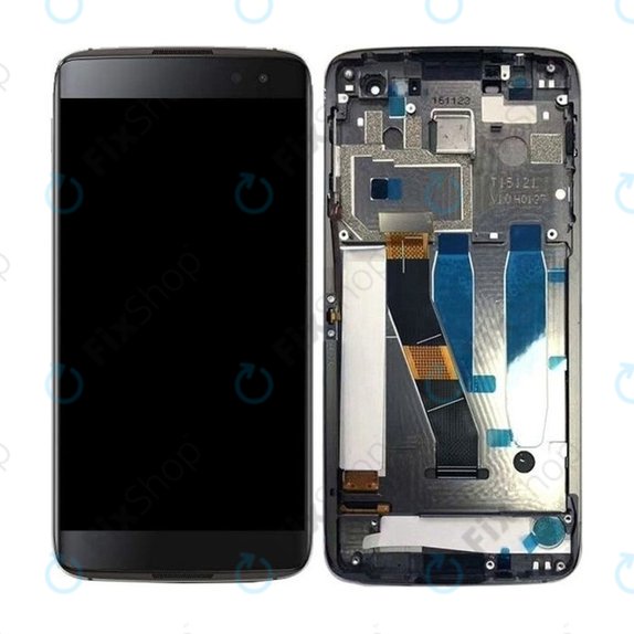 Blackberry DTEK60 - LCD Displej + Dotykové Sklo + Rám (Black) OLED