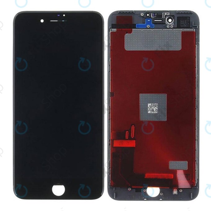 Displej pro iPhone 7 Plus, Black, Dotykové sklo s rámem