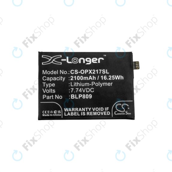 Realme Q2 Pro RMX2173, GT Master 5G RMX3363 - Baterie BLP809 2100mAh HQ