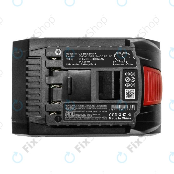 Baterie pro Bosch Gbh, Gcv, Gks, Gts 18V, 8000mAh, Li-Ion, 18V, ProCORE18V, HQ