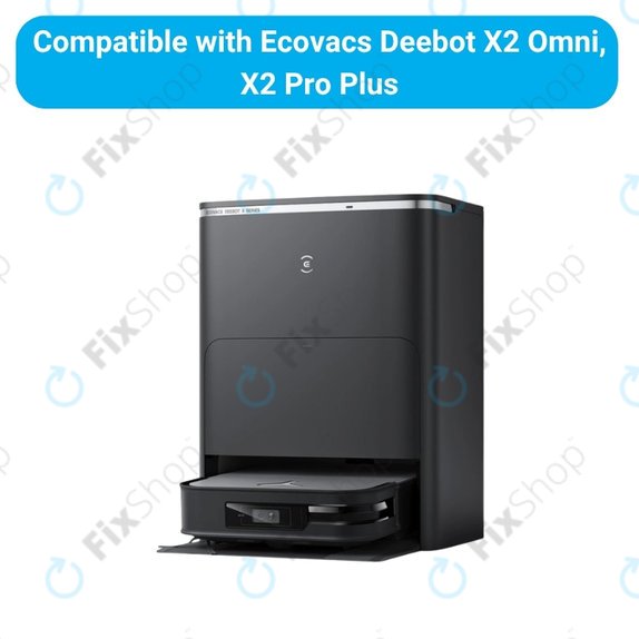 Sada náhradních dílů pro Ecovacs Deebot X2 Omni (2x Hlavní kartáč, 4x Filtr, 4x Boční kartáč, 8x Mopovací útěrka, 4x Sáček na prach)