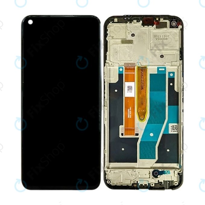 OnePlus Nord CE 2 Lite 5G CPH2381 - LCD Displej + Dotykové Sklo + Rám (Black Dusk) TFT