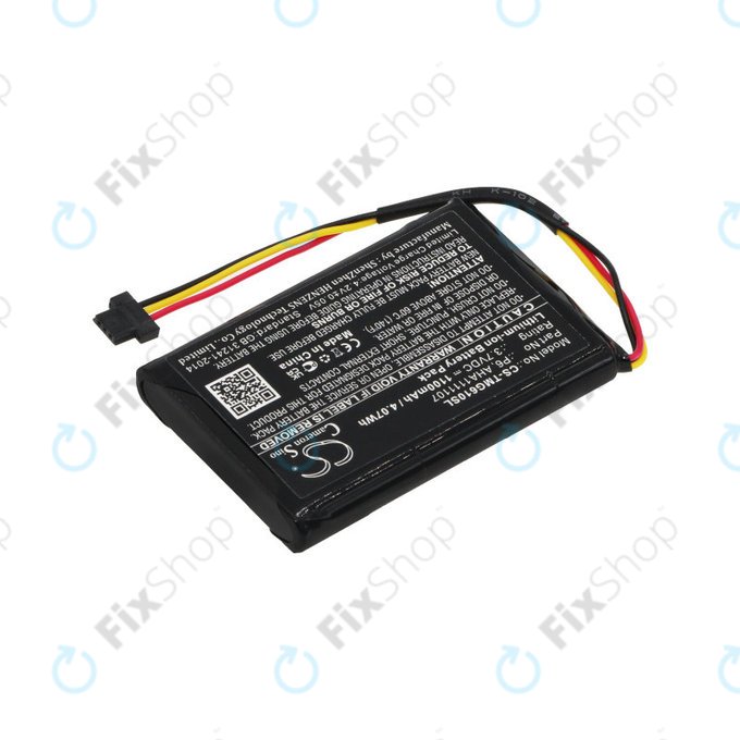 Baterie pro TomTom Go 610, 1100mAh, Li-Ion, 3.7V, LAHA1111107, HQ
