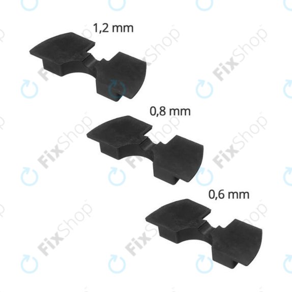 Xiaomi Mi Electric Scooter 1S, 2 M365, Essential, Pro, Pro 2 - Redukce Otřesů (Black) - 3ks