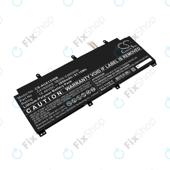 Baterie pro Asus ROG Flow X13 GV301QE-K6008, 3950mAh, Li-Pol, 15.48V, C41N2009, HQ
