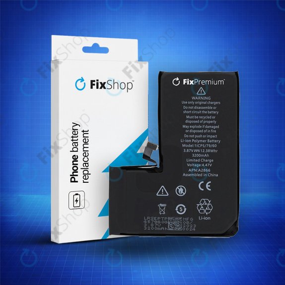 Baterie pro iPhone 14 Pro, 3200mAh, DIAGNOSTIC