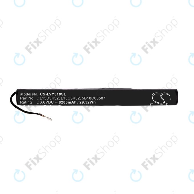 Lenovo Yoga TAB 3 YT3-X50 - Baterie L15D3K32, L15C3K32, 5B18C03587 8200mAh HQ