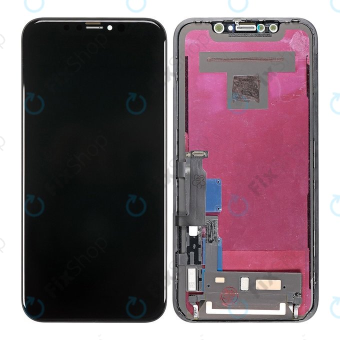Displej pro iPhone XR, Dotykové sklo s rámem, Refurbished