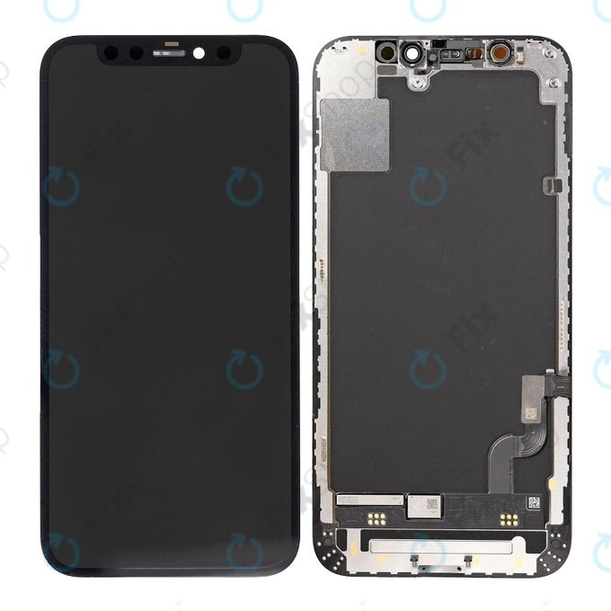 Displej pro iPhone 12 Mini, Dotykové sklo s rámem, Refurbished