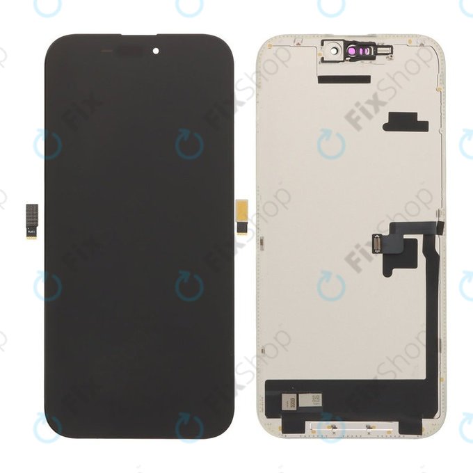 Displej Soft OLED 120Hz pro iPhone 16 Pro Max, Dotykové sklo s rámem, FixPremium