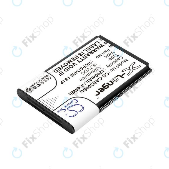 Baterie pro Cat B30, 1200mAh, Li-Ion, 3.7V, 1ICP5/3450 1S1P, HQ