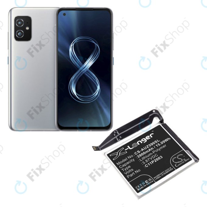 Baterie pro Asus Zenfone 8 ZS590KS, 3900mAh, Li-Pol, 3.87 V, C11P2003, HQ