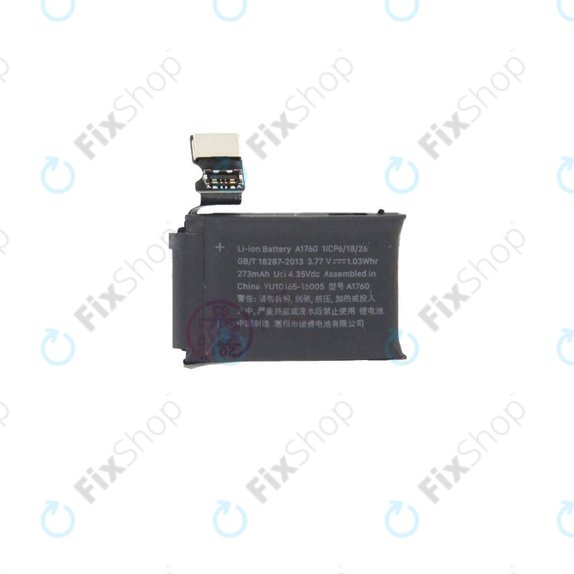 Baterie pro Apple Watch 2 38mm, 273mAh, A1760, Refurbished