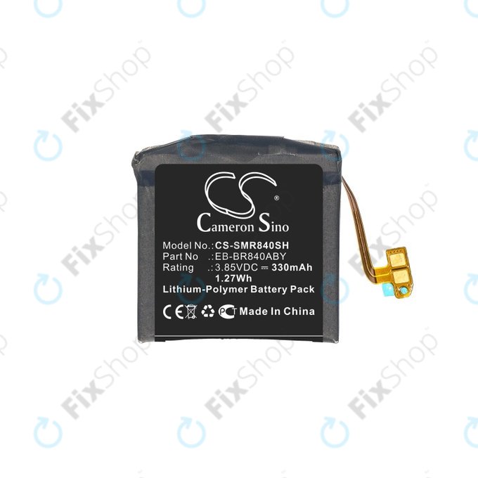 Baterie pro Samsung Galaxy Watch 3 45mm R840, R845, 330mAh, Li-Pol, 3.85 V, EB-BR840ABY, HQ