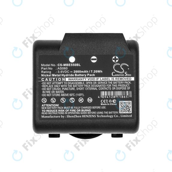 Baterie pro Imet BE5500, 2000mAh, Ni-MH, 3.6V, AS060, HQ