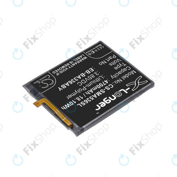 Baterie pro Samsung A33 A336B, A53 A536B, 4700mAh, Li-Pol, 3.85 V, EB-BA336ABY, HQ