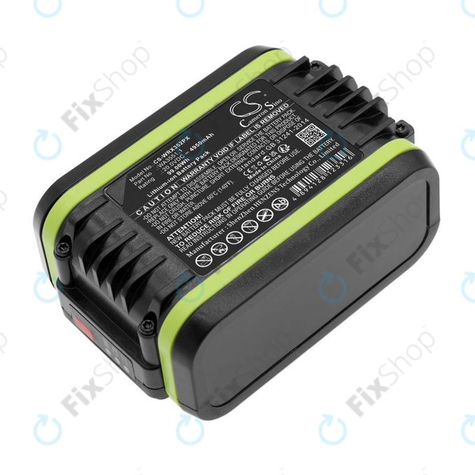 Baterie pro Worx WX800.9 MAX, WX-JCR.9, 4950mAh, Li-Ion, 20V, WA3551.1, HQ