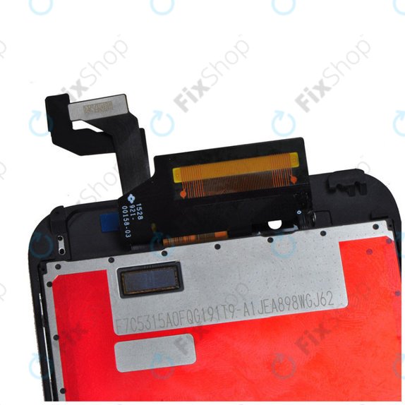 Displej pro iPhone 6S, Black, Dotykové sklo s rámem