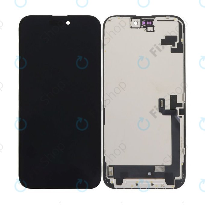 Displej In-Cell HD+ pro iPhone 16 Plus, Dotykové sklo s rámem