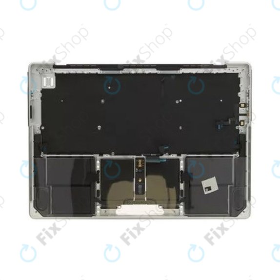 Horní rám klávesnice pro MacBook Pro 14", A2442 (2021), A2779 (2023), s klávesnicí US a baterií, Silver, 661-32211, Genuine Apple