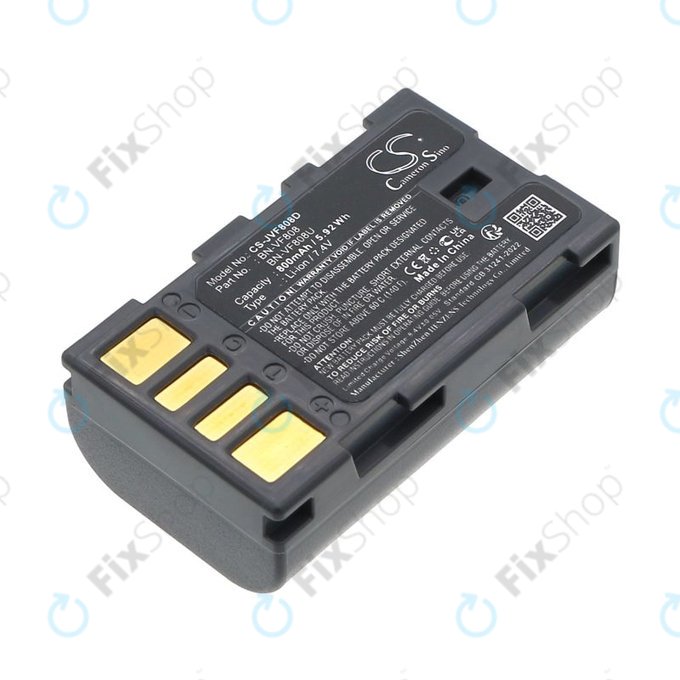 Baterie pro JVC Gr-D850ek, 800mAh, Li-Ion, 7.4V, BN-VF808, HQ