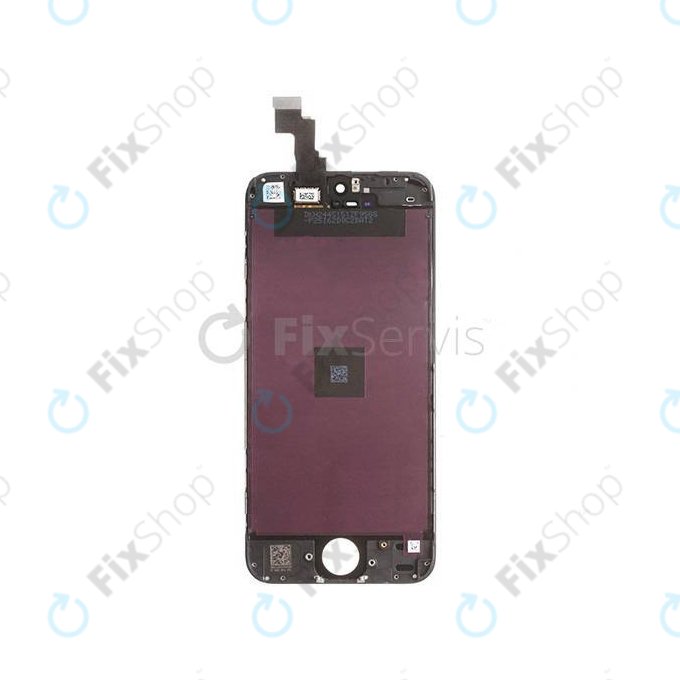 Displej pro iPhone 5C, Black, Dotykové sklo s rámem
