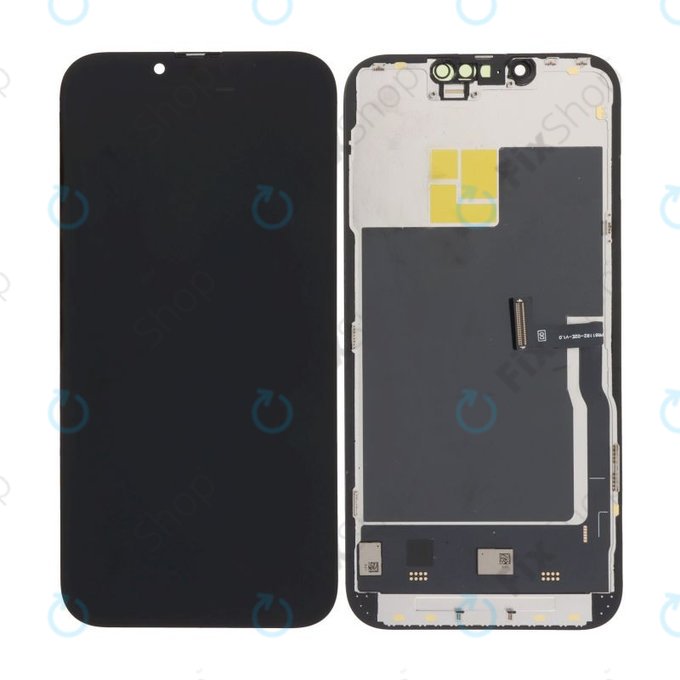 Displej Soft OLED 120Hz pro iPhone 13 Pro, Dotykové sklo s rámem, FixPremium