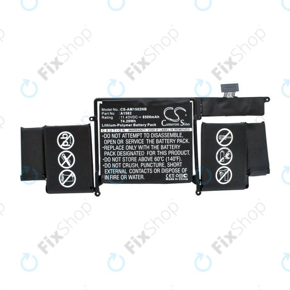 Apple MacBook Pro 13" A1502 (Early 2015) - Baterie A1582 6500mAh HQ