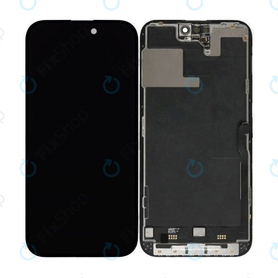 Displej Hard OLED pro iPhone 14 Pro, Dotykové sklo s rámem, FixPremium