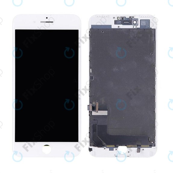 Displej pro iPhone 7 Plus, White, Dotykové sklo s rámem, Refurbished