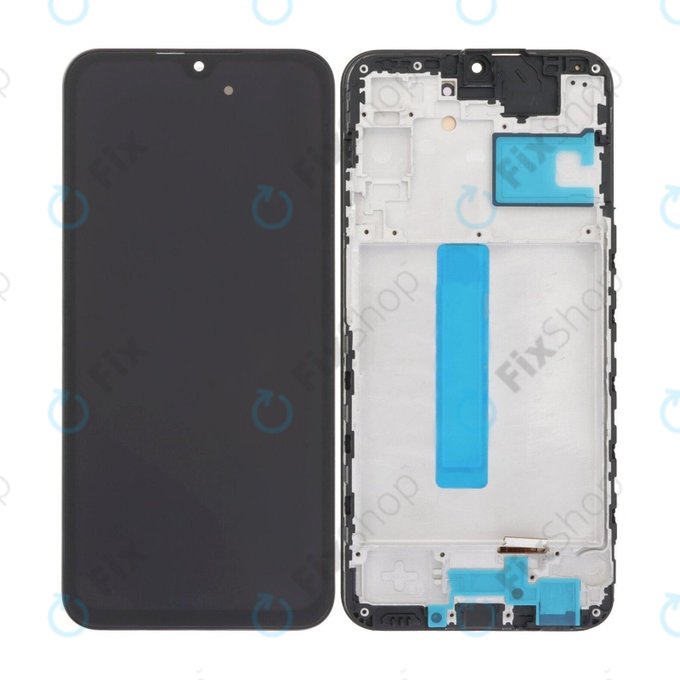 Samsung Galaxy A25 A256B - LCD Displej + Dotykové Sklo + Rám (Brave Black) TFT