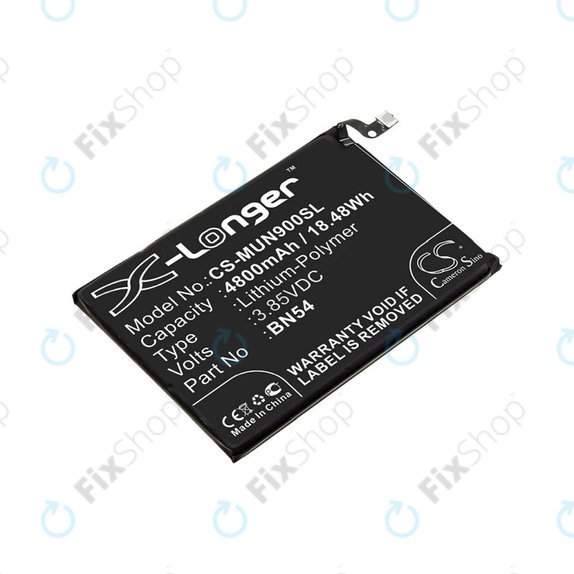 Baterie pro Xiaomi Redmi 9 M2004J19G, 4800mAh, Li-Pol, 3.85 V, BN54, HQ