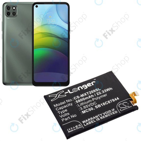 Baterie pro Motorola Moto G9 Power, 5800mAh, Li-Pol, 3.85 V, MC50, HQ