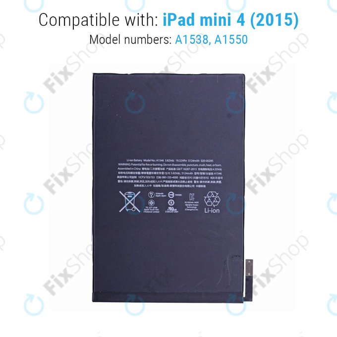 Baterie pro iPad Mini 4, 5124mAh