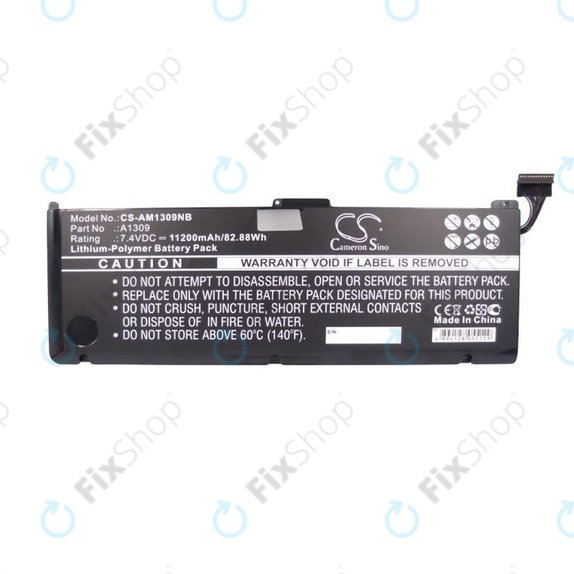 Apple MacBook Pro 17" A1297 (Early 2009 - Mid 2010) - Baterie A1309 11200mAh HQ