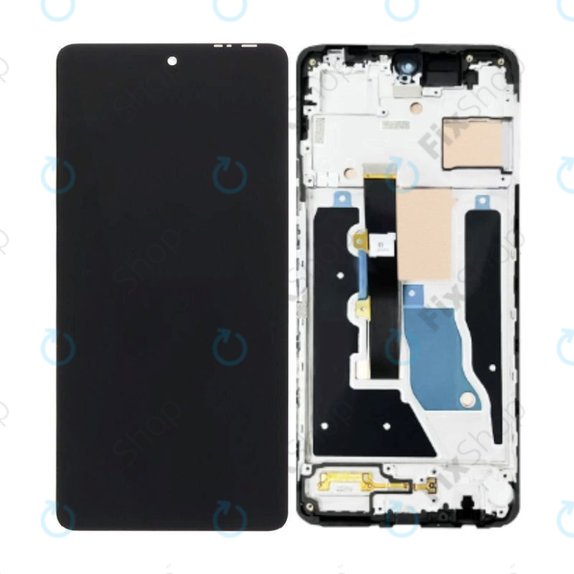 Infinix Note 30 Pro - LCD Displej + Dotykové Sklo + Rám (Magic Black) OLED