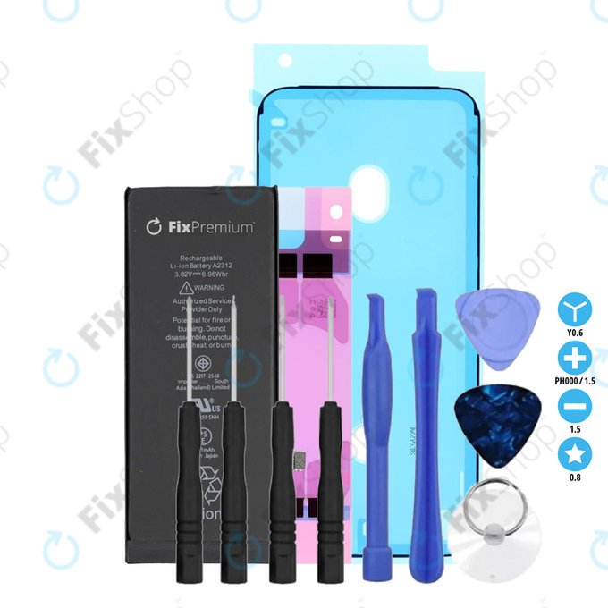 Baterie pro iPhone 8, 1821mAh, Lepka (Adhesive), Nářadí, FixPremium