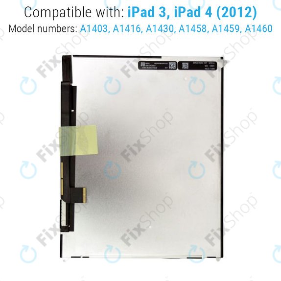 LCD Displej pro Apple iPad 3, iPad 4, Refurbished