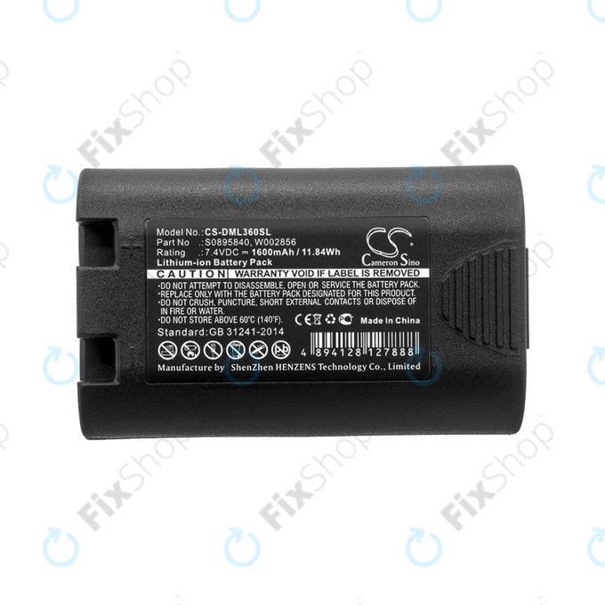 Baterie pro Dymo Labelmanager, Rhino, 1600mAh, Li-Ion, 7.4V, S0895840, HQ