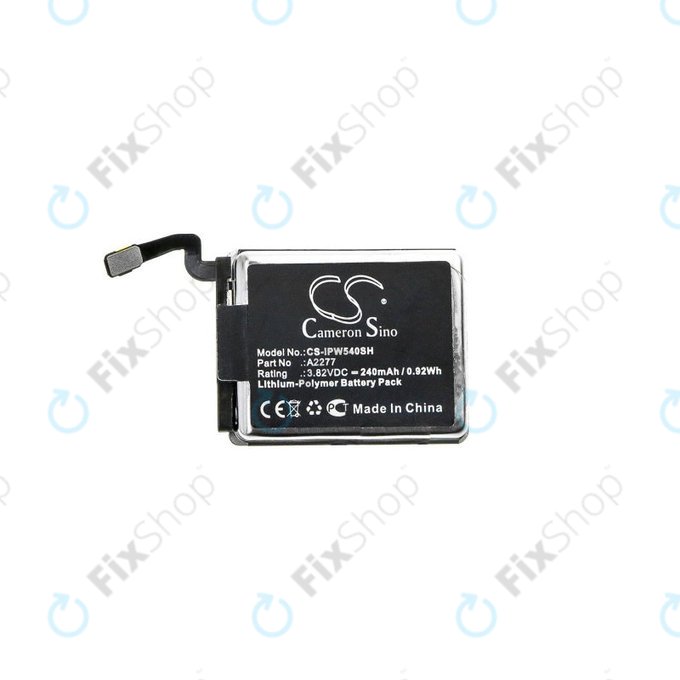 Baterie pro Apple Watch 5 40 mm, 240mAh, Li-Pol, 3.82 V, A2277, HQ
