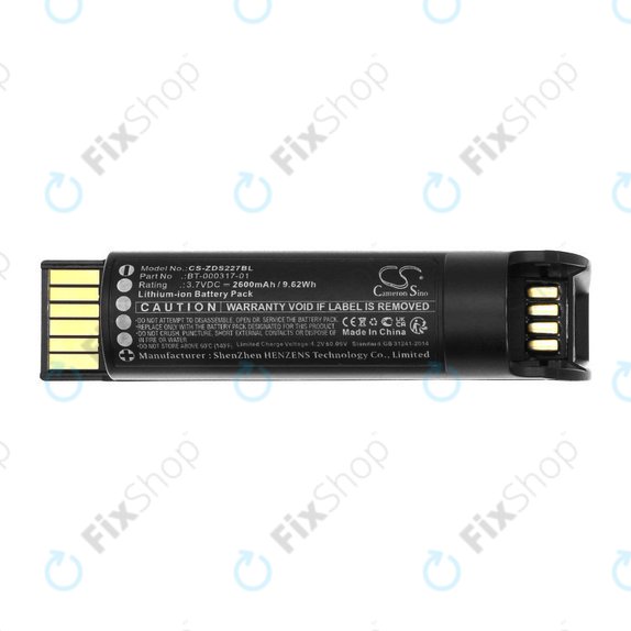 Baterie pro Zebra CR2278, DS22, 2600mAh, Li-Ion, 3.7V, BT-000317-01, HQ
