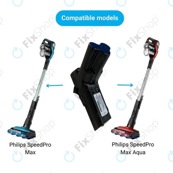 Philips SpeedPro Max, SpeedPro Max Aqua - Baterie 18650HE2 Li-Ion 18.0V 2400mAh