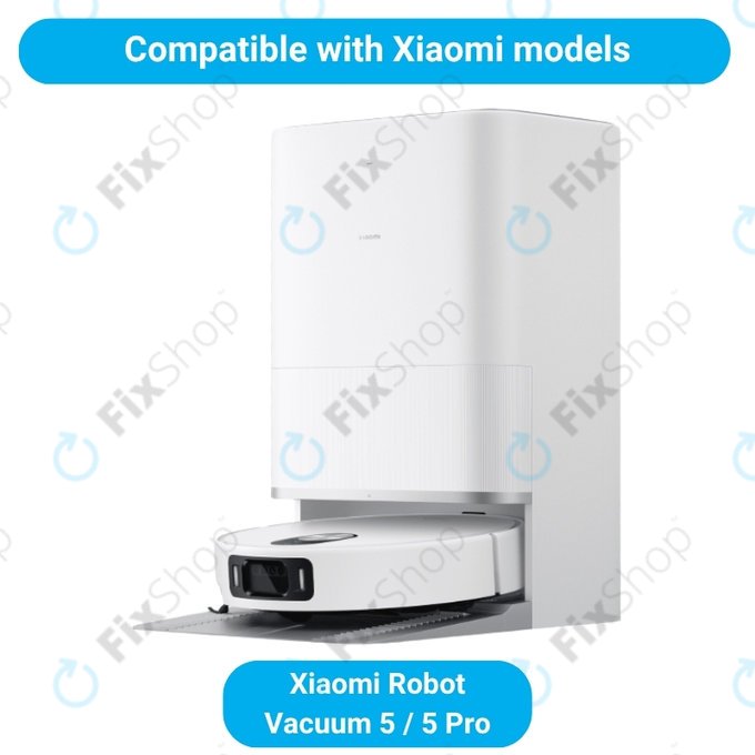 Sada náhradních dílů pro Xiaomi Robot Vacuum 5, 5 Pro (1x Hlavní kartáč, 2x Filtr, 2x Boční kartáč)