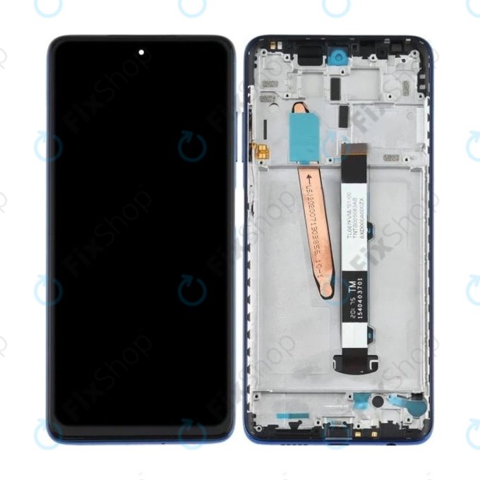 Xiaomi Poco X3 NFC - LCD Displej + Dotykové Sklo + Rám (Cobalt Blue) TFT